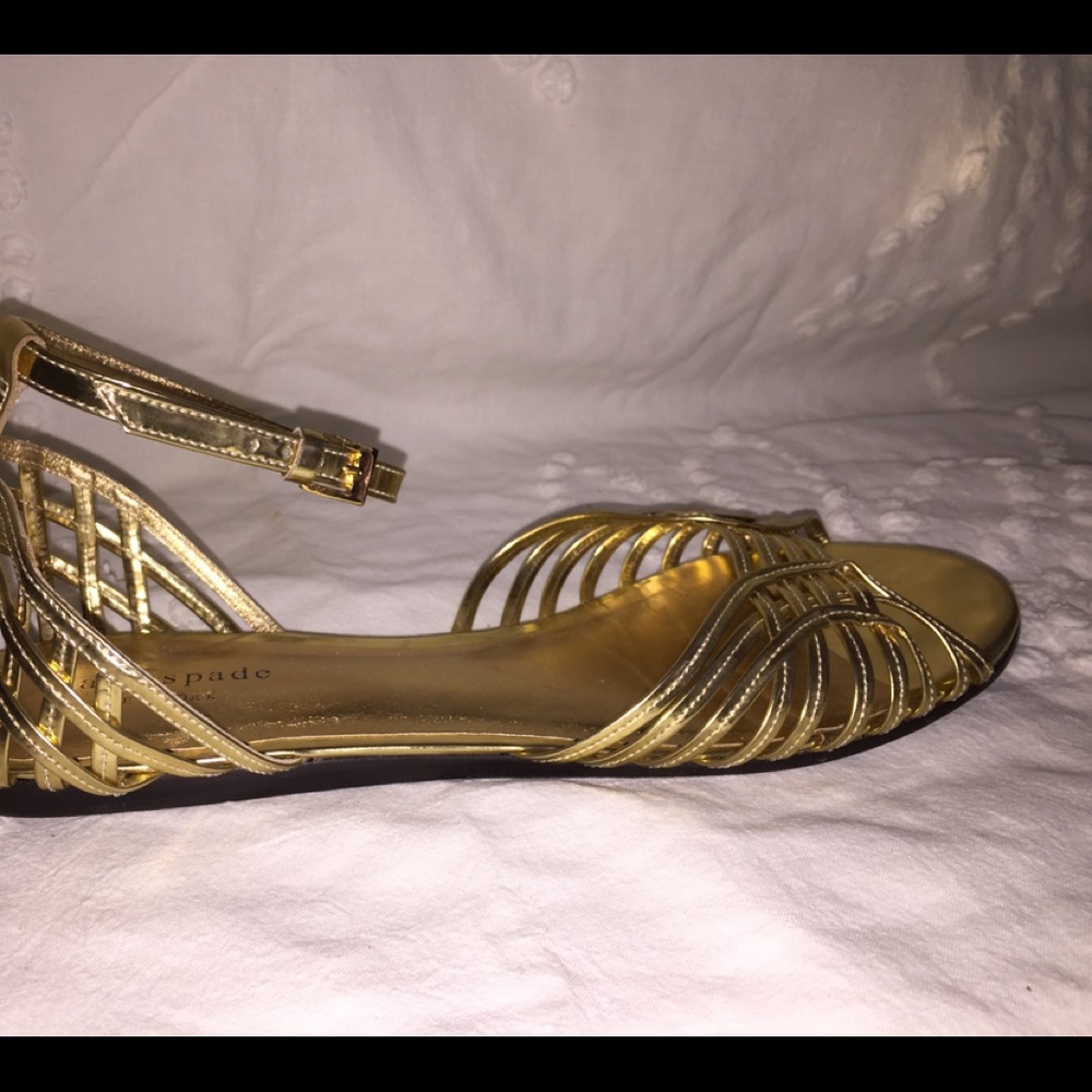 Kate Spade Gold Sandal